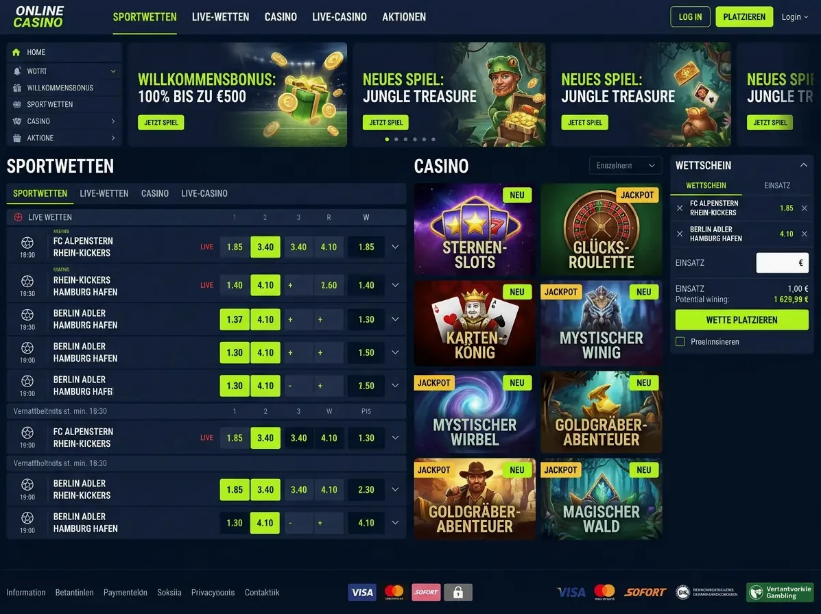 Ivybet — Spiele und Quoten